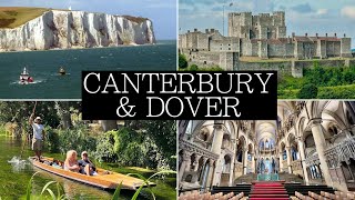 London to Canterbury \& Dover in a Day: Cathedral, Dover Castle, White Cliffs - Travel Vlog \& Guide