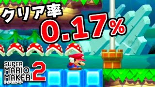 目の前なのに！あと一歩がめちゃくちゃ遠いコース｜マリオメーカー2