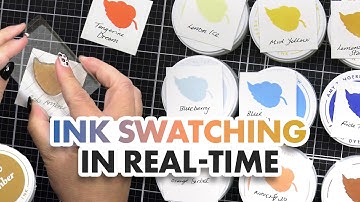 How to Swatch & Label Ink Pads – Easy Craft Organization for Card Makers & Crafters!