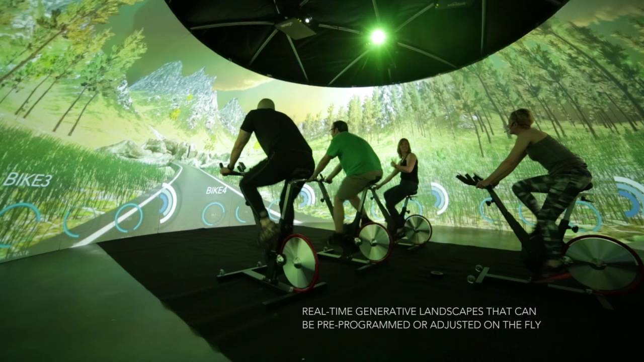 Igloo Vision: Immersive indoor cycling 