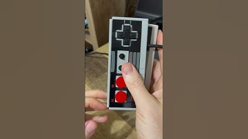 Real NES Controller Compared To Lego Version