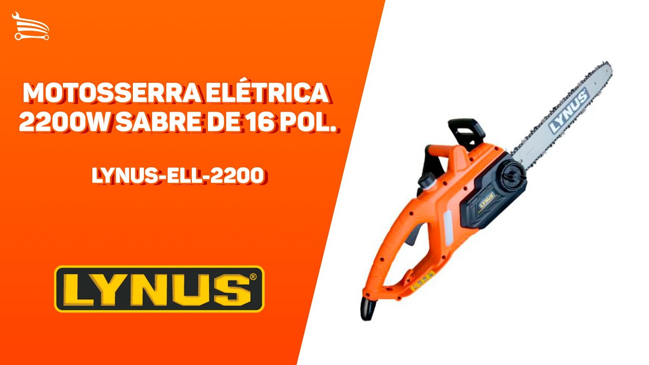 Motosserra Elétrica ELL-2200 2200W 220V - LYNUS-104938