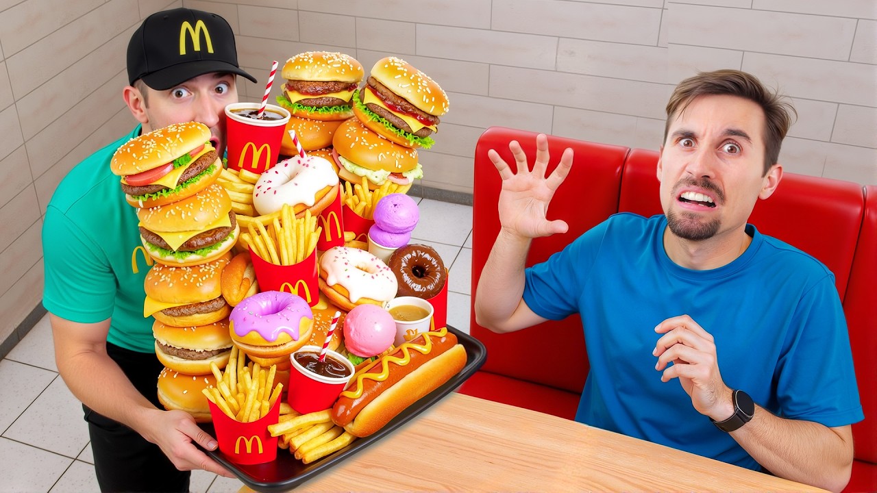 MANGIO tutto il MENÙ del McDonald’s🍔