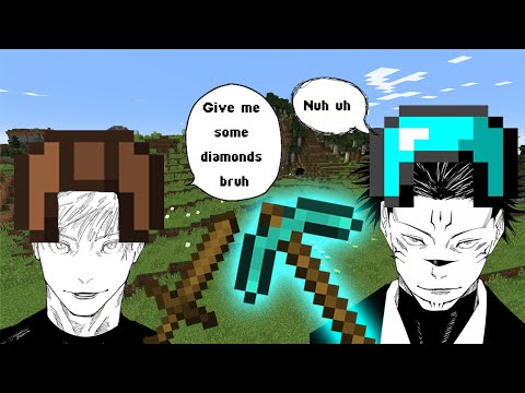 Gojo and Sukuna play Minecraft...