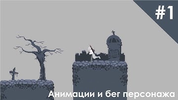 Анимации и бег персонажа - Создание платформера на Unity2D #1