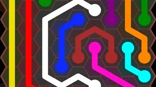 Flow Free hexes. Daily Puzzles. Level 1-10. . My Gaming Town. screenshot 3