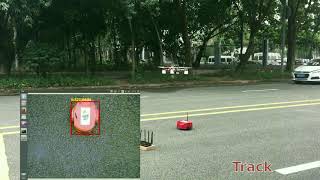 Real-Time Tracking-Losing-Searching a Ground Moving Target using UAV