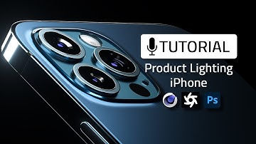 3D Lighting Product Rendering Tutorial | iPhone | Cinema4D & Octane Render