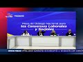 Ejecutivo, trabajadores y empresarios firman acuerdos – El Noticiero emisión meridiana 01/05/26