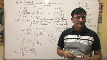 Partition function of harmonic oscillator { Classical }
