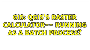 GIS: QGIS