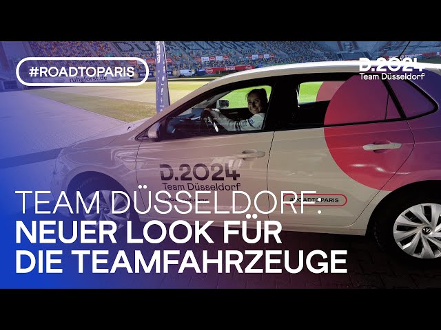 Team Düsseldorf: Neuer Look für die Teamfahrzeuge