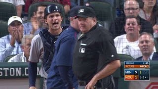 MIN@HOU: Murphy gets tossed from the game in the 5th