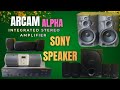 Arcan Alpha Integrated Stereo Amplifier Sony speaker D40
