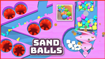 *NEW BALLS* SAND BALLS - Gameplay Walkthrough Level 481 to 485 || All Levels by Unlock Puzzles