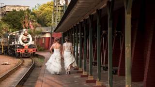 A Two Bride Intimate Train Wedding at Rovos Rail: Riette & Thereza A Two Bride Intimate Train Wedding at Rovos Rail: Riette & Thereza