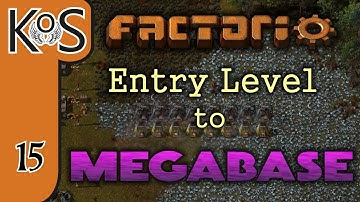 Factorio: Entry Level to Megabase Ep 15: RAILS AND BITERS - Tutorial Series Gameplay