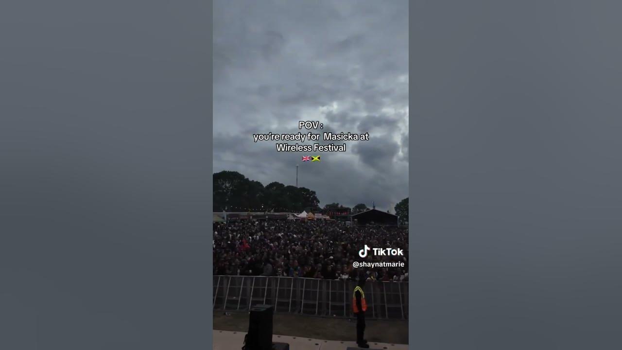 Masicka whites ignite the fans at wireless 🔥🔥🔥