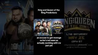 WWE King and Queen of the Ring Predictions!