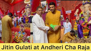Bambai Meri Jaan & Kaala Actor Jitin Gulati Arrives to Take Blessings of Bappa at Andheri Cha Raja😍