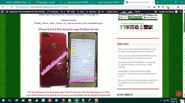 iPhone Clone 8 Plus Flash File MT6580 6.0 Hang On Logo Lcd Fix Update Firmware Stock Rom