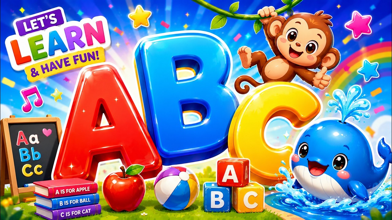 Alphabet Surprise Box 🎁 Learn ABC Letters & First Words for Kids