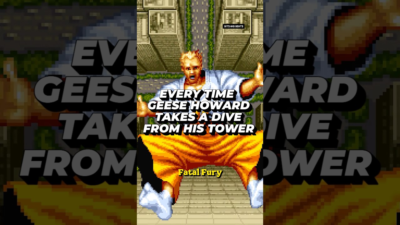 Every time Geese Howard takes a dive from his tower 🏯 
