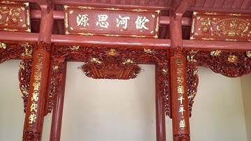 🛑 Lắp đặt nội thất nhà thờ 3 gian | hoành phi câu đối | cuốn thư câu đối | cửa võng | chú thứ