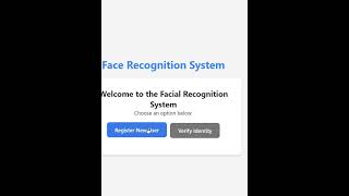 Face Recognition App #HTML,CSS,JS#coding #programming #pythoncoding #programminglanguage #python3