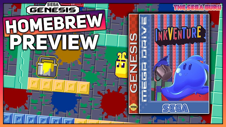 INKVENTURE - NEW MEGA DRIVE/GENESIS GAME by Two Black Cats