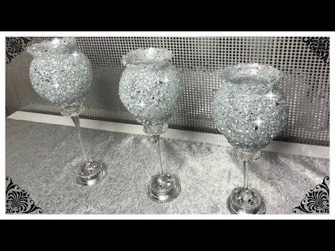 diy-dollar-tree-vase-and-crushed-glass-bling-candle-holders-2018