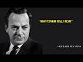“Trees Don’t Grow from the Ground – What Feynman Really Meant”