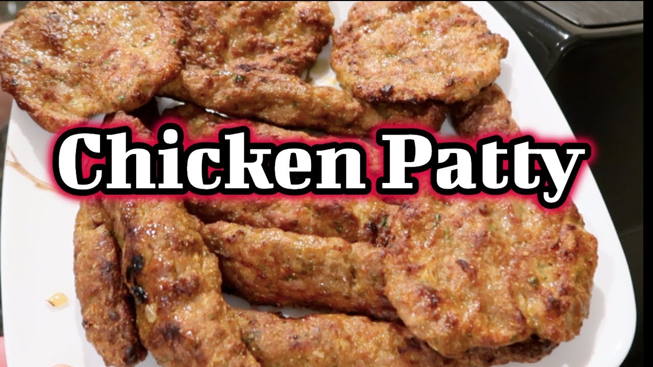 Chicken Patty Recipe School Lunch Ideas Chicken Chapli Kabab Easy