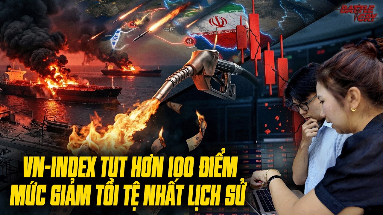 15 PHÚT BỐC HƠI 26.000 TỶ VN-INDEX SẬP 110 ĐIỂM CƠN ÁC MỘNG TỒI TỆ NHẤT LỊCH SỬ CHỨNG KHOÁN VIỆT NAM