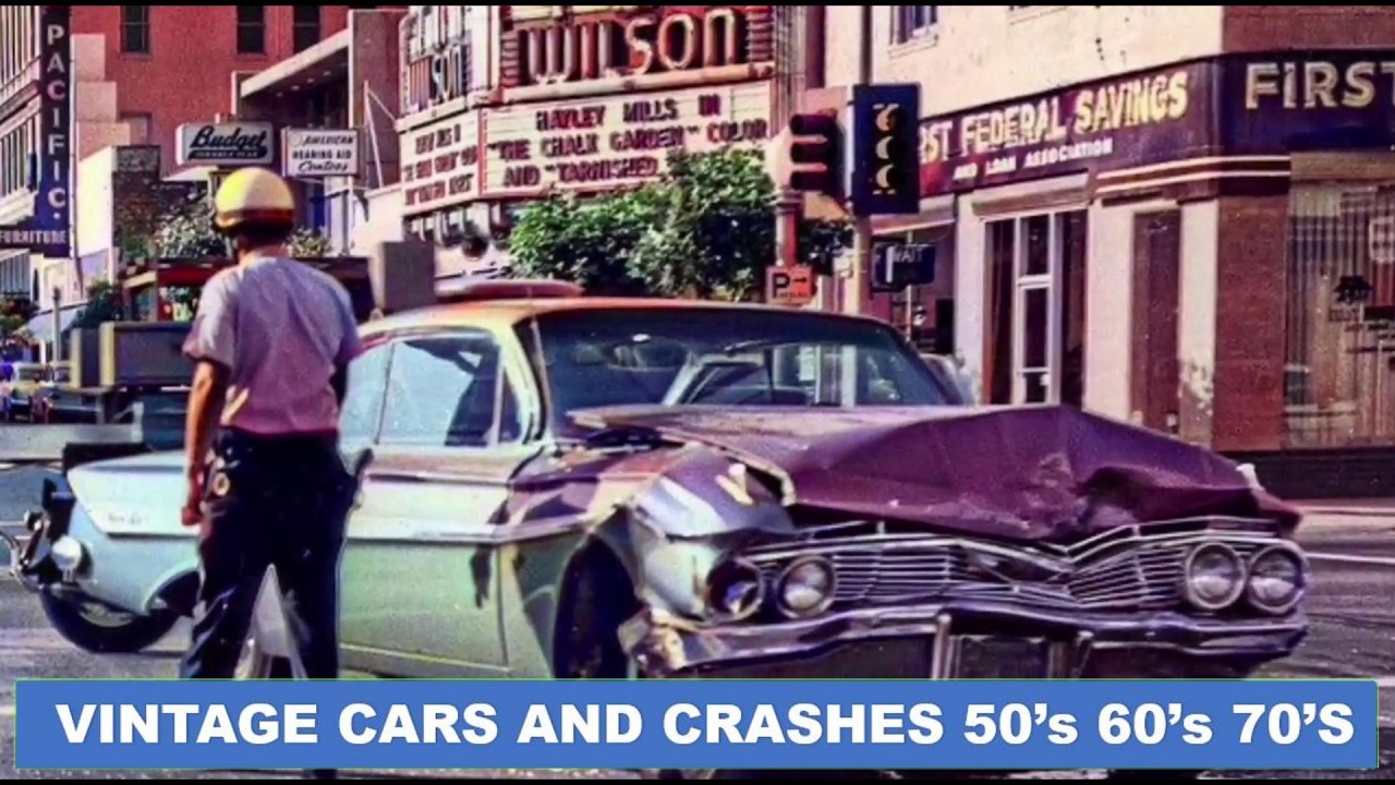 47 Retro Rides: American Vintage Cars Crashes from the 50s & 60s Era ...