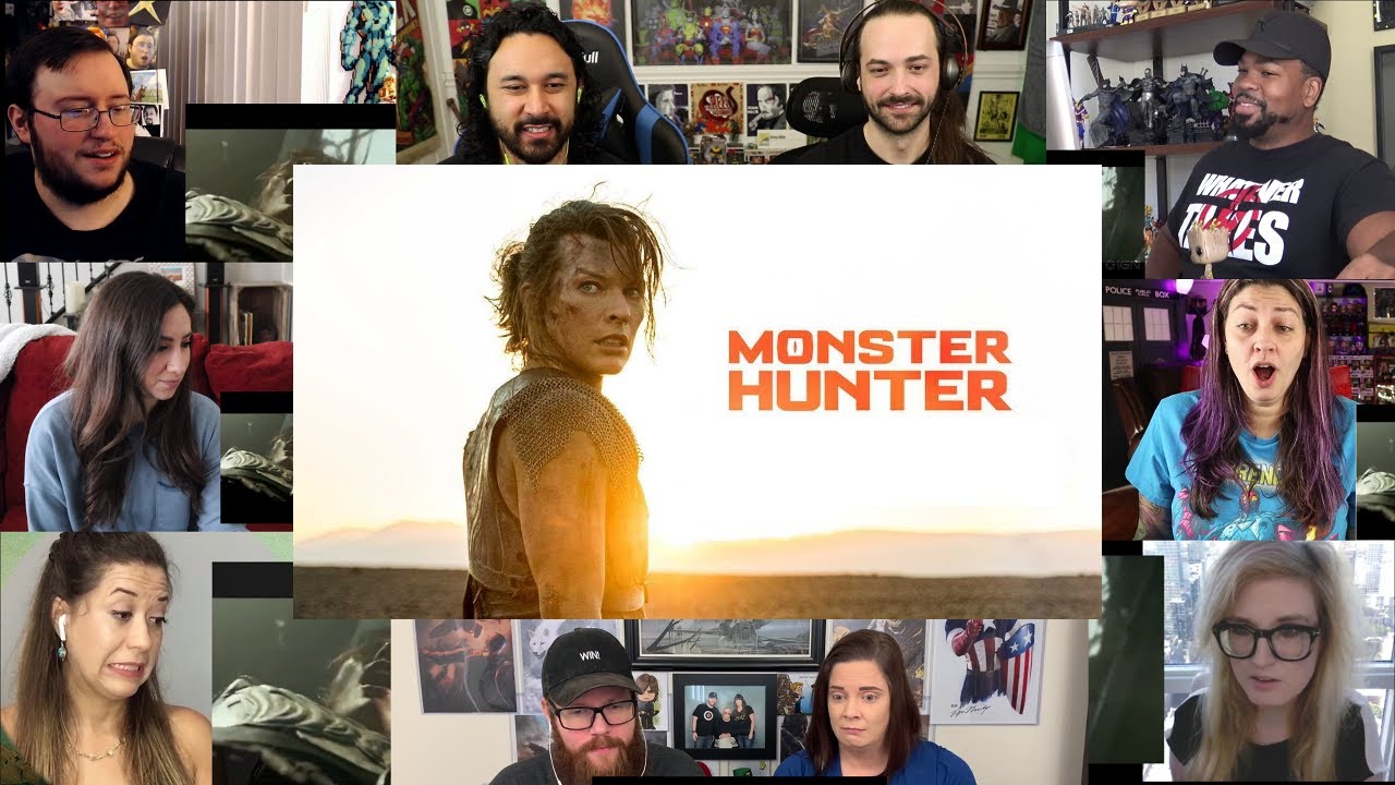 Monster Hunter | Official Trailer Reaction Mashup