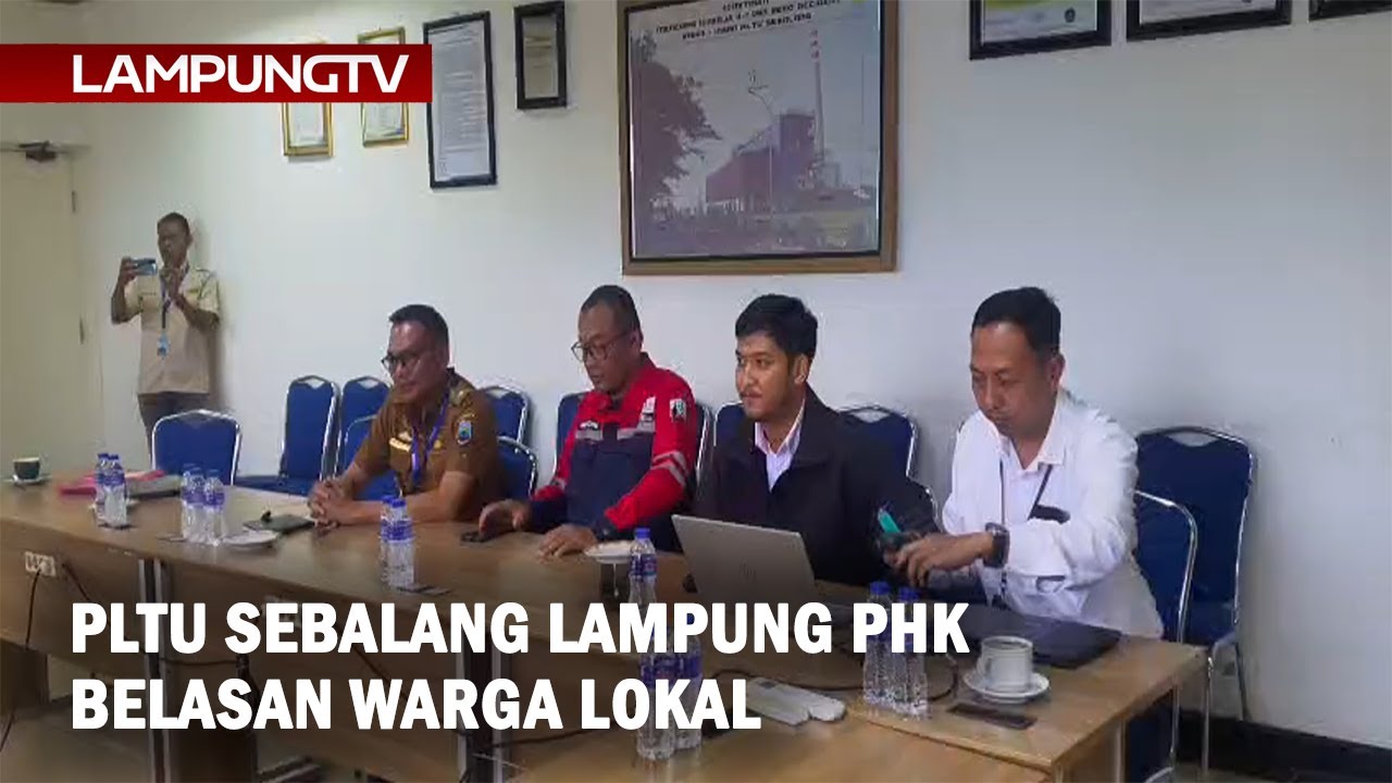 PLTU Sebalang Lampung PHK Belasan Karyawan Lokal