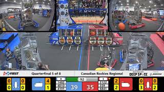 Quarterfinal 5 - 2019 Canadian Rockies Regional
