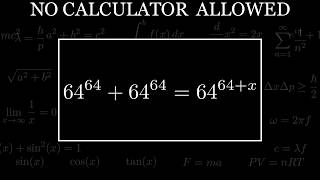 Your Calculator Can't Save You Now
