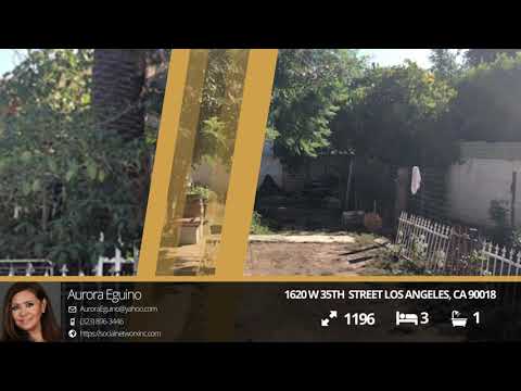 1620 W 35th Street, Los Angeles, CA home video tour