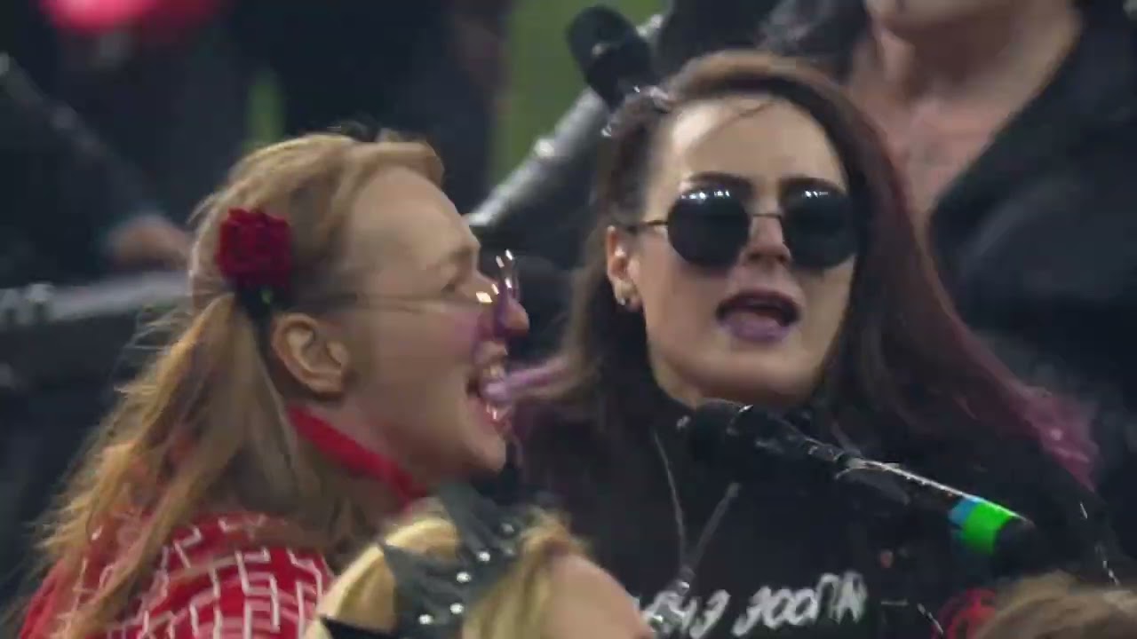 Rocknmob на стадионе Динамо. Матч Россия - Замбия