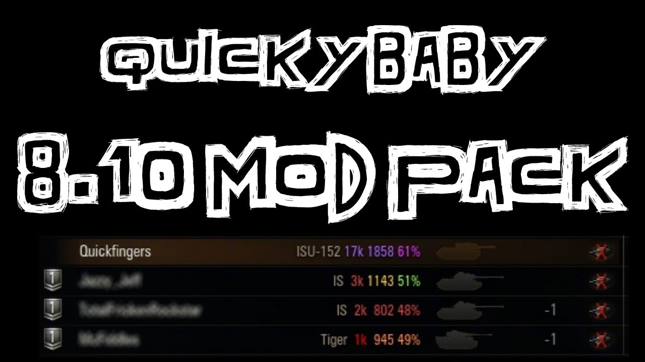 games people play World of Tanks || 8.10 Mod Pack