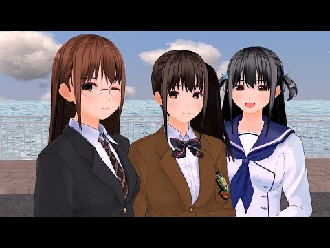 【COM3D2】改革的ハートグラフィー 春の海の神社前 ダンス【カスタムオーダーメイド3D2】