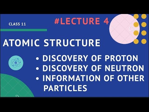 Class 11 Chapter 2 Atomic Structure - Discovery of Proton and Neutron