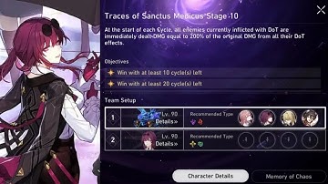 Kafka hypercarry clear Memory of Chaos 10/ 1.2 - Honkai Star Rail