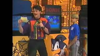 Sonic the hedgehog prototype on the pilot episode of Nick Arcade￼