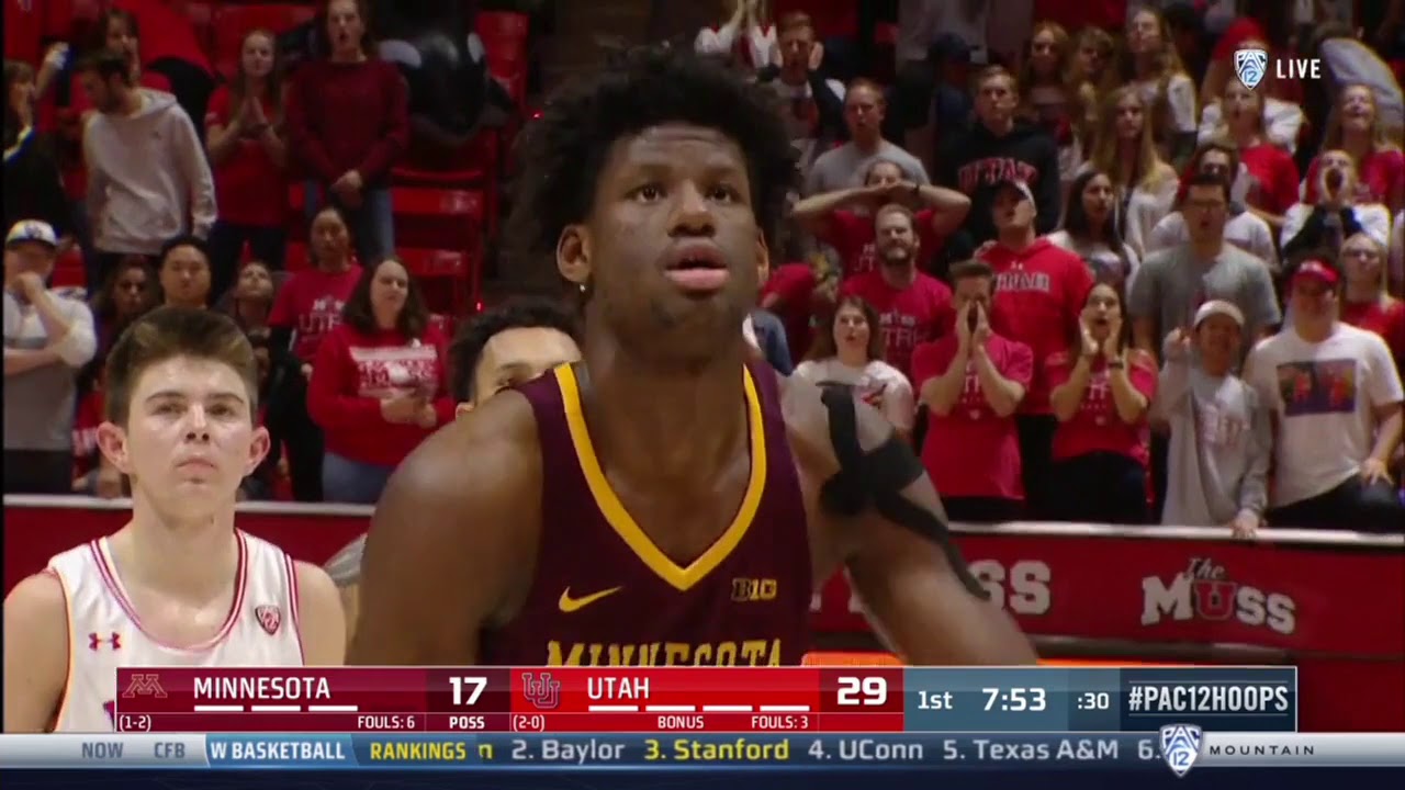 Daniel Oturu vs Utah 21 PTS        11.15.19