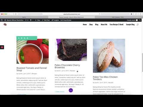 Create a Reusable Blog Post template in Divi - YouTube