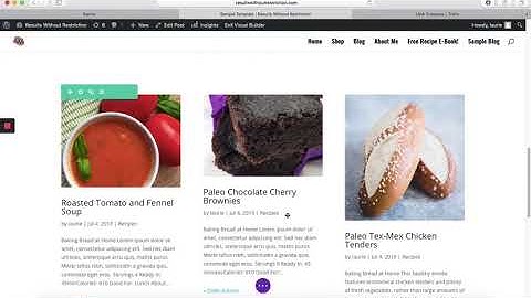Create a Reusable Blog Post template in Divi