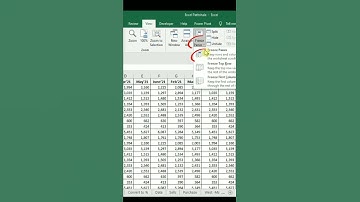 How to Freeze Top Row & First Column in Excel in Seconds! #shorts #ytshorts #excel #exceltips